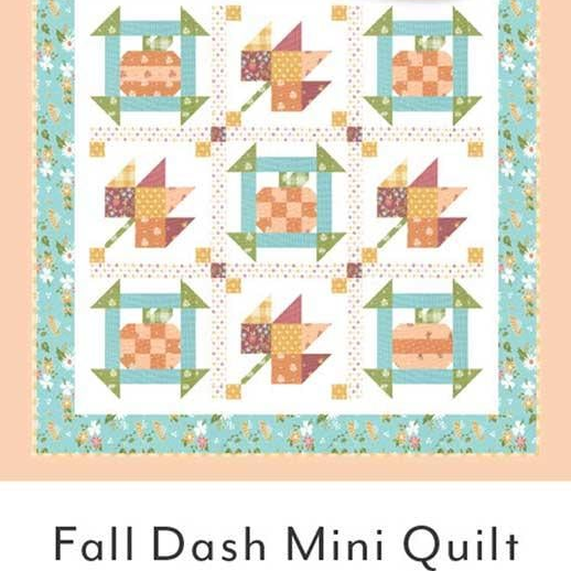 Fall Dash Mini Quilt Pattern, Quilting Life Designs QLD241