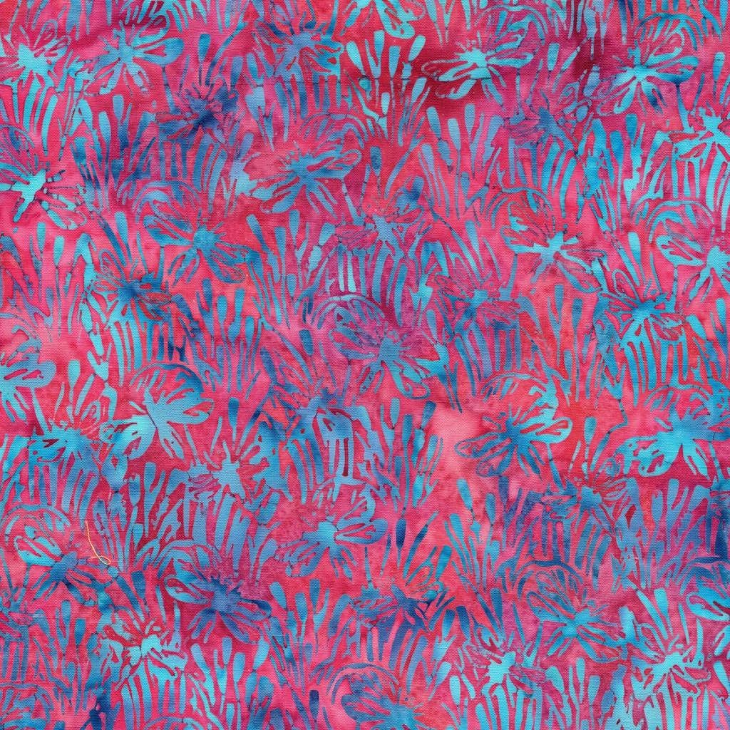 Lily Pad Lane 10" Stack, Island Batik, Precut 10" Purple Blue Pink Beige Floral Batik Layer Cake Fabric Squares