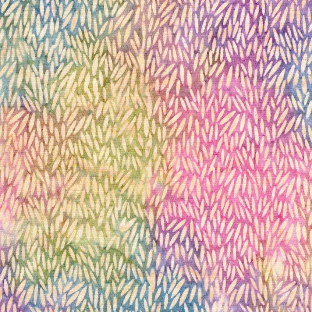 Lily Pad Lane 10" Stack, Island Batik, Precut 10" Purple Blue Pink Beige Floral Batik Layer Cake Fabric Squares