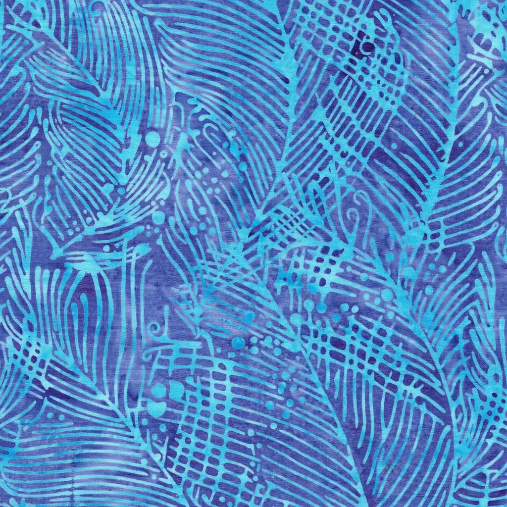 Serene Sea 5" Stamp, Island Batik, 5" Precut Turquoise Blue Teal Purple Beach Shells Fish Coastal Batik Fabric Charm Pack Quilt Squares