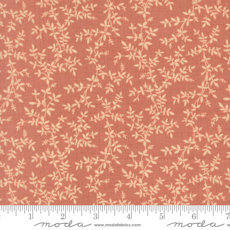 Le Jardin Rouge 5" Charm Pack, Moda 36150PP, 5" Precut Red Pink Beige Tan Green Cream Floral Charm Pack Fabric Squares, French General