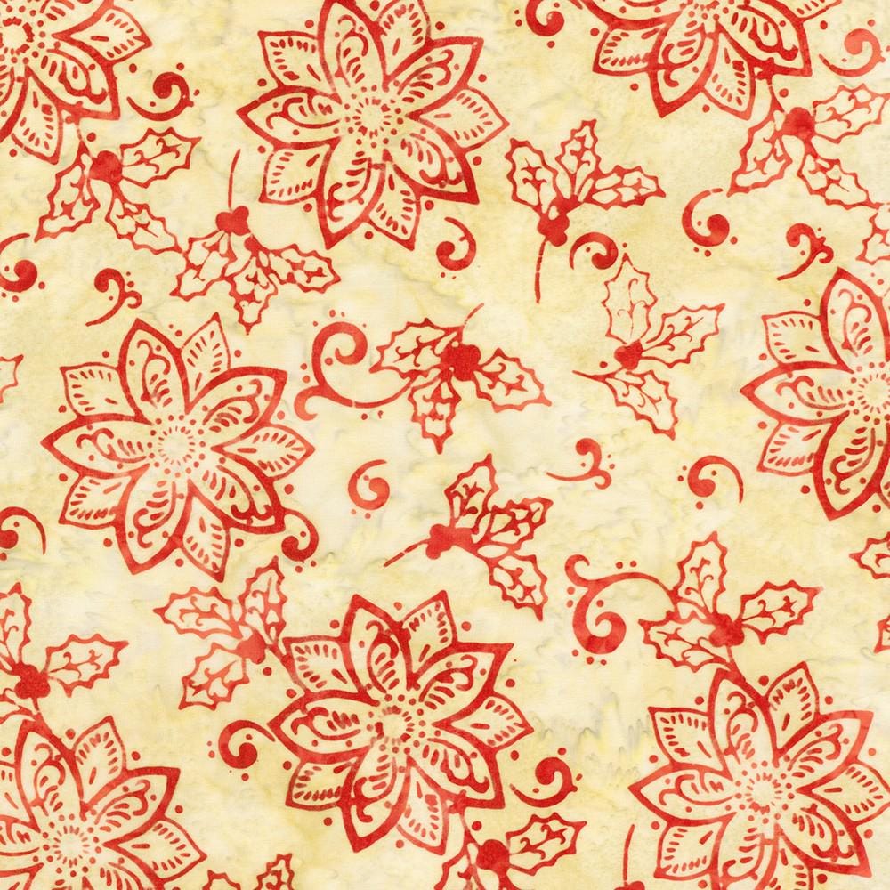 Artisan Batiks - Christmas Cheer 5" Charm Squares, Robert Kaufman CHS-1388-42, 5" Precut Red Green Christmas Xmas Batik Fabric Squares