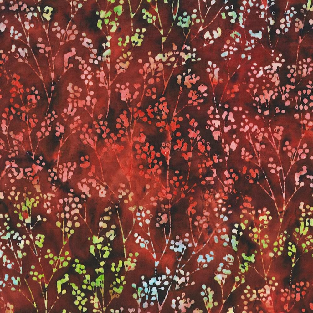 Artisan Batiks - Christmas Cheer 5" Charm Squares, Robert Kaufman CHS-1388-42, 5" Precut Red Green Christmas Xmas Batik Fabric Squares