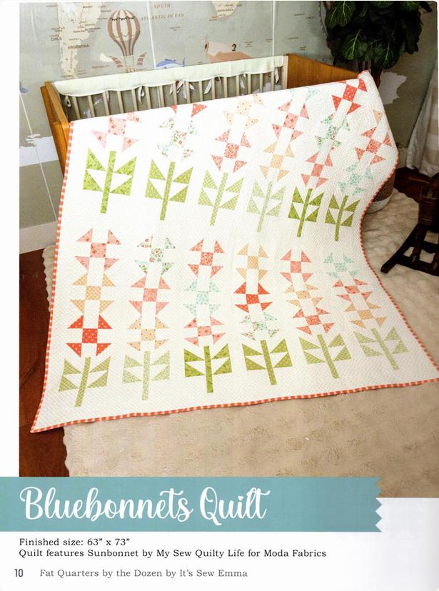 Fat Quarters by the Dozen Quilt Pattern Book, It's Sew Emma ISE963, 12 Quilt Projects