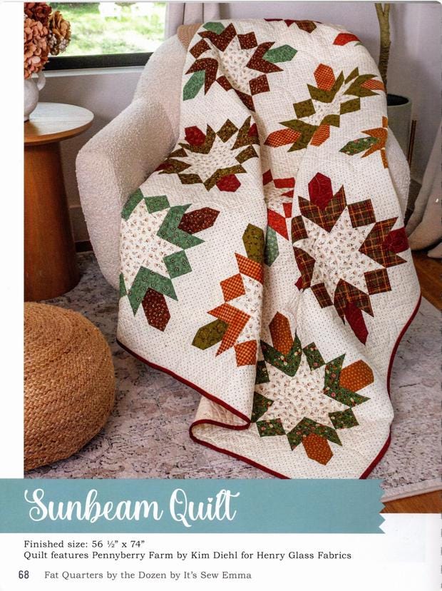 Fat Quarters by the Dozen Quilt Pattern Book, It's Sew Emma ISE963, 12 Quilt Projects