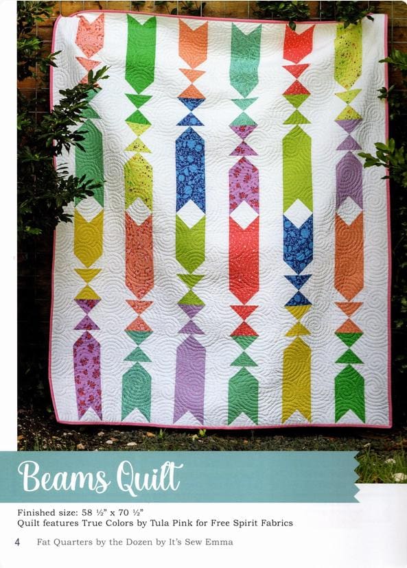 Fat Quarters by the Dozen Quilt Pattern Book, It's Sew Emma ISE963, 12 Quilt Projects