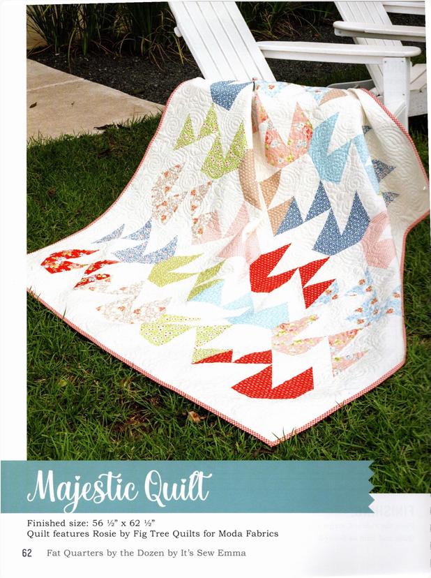 Fat Quarters by the Dozen Quilt Pattern Book, It's Sew Emma ISE963, 12 Quilt Projects