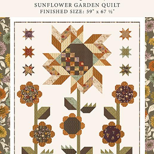 Sunflower Garden Quilt Pattern, Fancy That Design FTD250
