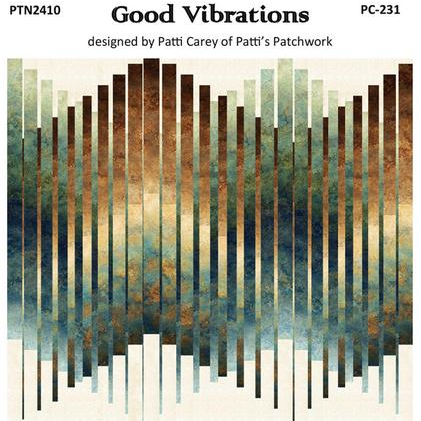 Good Vibrations Quilt Pattern, Patti's Patchwork PC-231 PTN2410