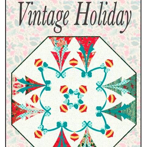 Vintage Holiday Quilt Pattern, Quilted Garden Designs QGD236