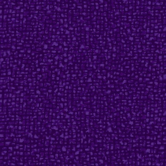 Bedrock - Dark Purple Blender Fabric, Windham 50087-49 Violet, Purple Tonal Texture Blender Fabric, Whistler Studios, By the Yard