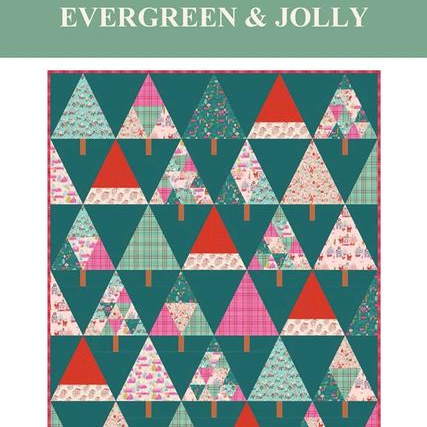 Evergreen and Jolly Quilt Pattern, Satomi Quilts SQ037