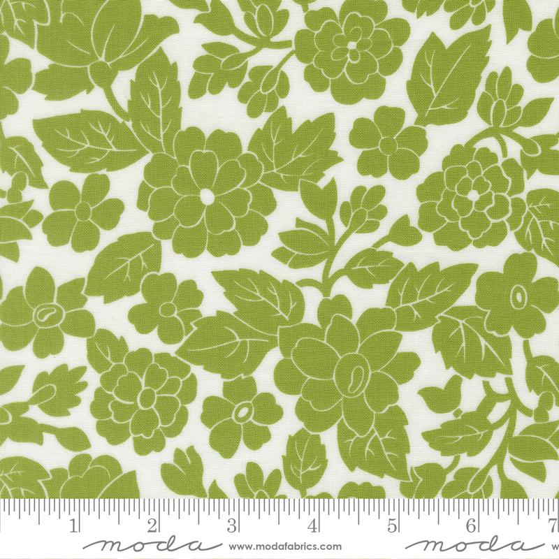 Bloomsberry 5" Charm Pack, Moda 55350PP, 5" Precut Pink Blue Green Red Yellow Strawberry Floral Charm Pack Fabric Squares, Camille Roskelley