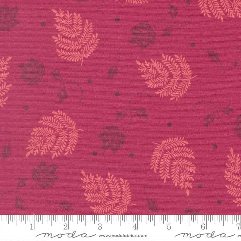 Sitara 5" Charm Pack, Moda 11980PP, Pink Teal Green Floral Charm Pack Fabric, 5" Precut Fabric Squares, Crystal Manning