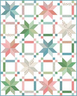 Stash Hash Quilt Pattern, Gigi's Thimble GT740, Scrap Friendly Scrappy Star Quilt Pattern, Lap Throw Full Quilt Pattern, Amber Johnson