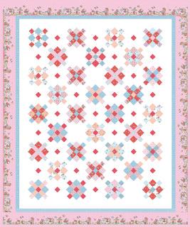 Fraulein Quilt Pattern, Diary of a Quilter DOQ1805, Layer Cake Jelly Roll Friendly Granny Squares Crib Throw Bed Quilt Pattern, Amy Smart