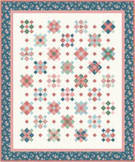 Fraulein Quilt Pattern, Diary of a Quilter DOQ1805, Layer Cake Jelly Roll Friendly Granny Squares Crib Throw Bed Quilt Pattern, Amy Smart