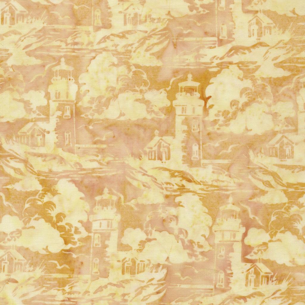 Coastal Current 10" Stack, Island Batik, Precut 10" Blue Brown Beige Nautical Beach Shells Batik Layer Cake Fabric Squares