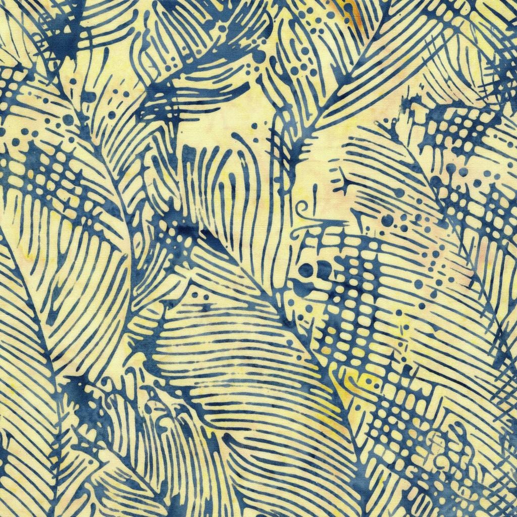 Coastal Current 5" Stamp, Island Batik, 5" Precut Blue Brown Beach Shells Fish Coastal Batik Fabric Charm Pack Quilt Squares