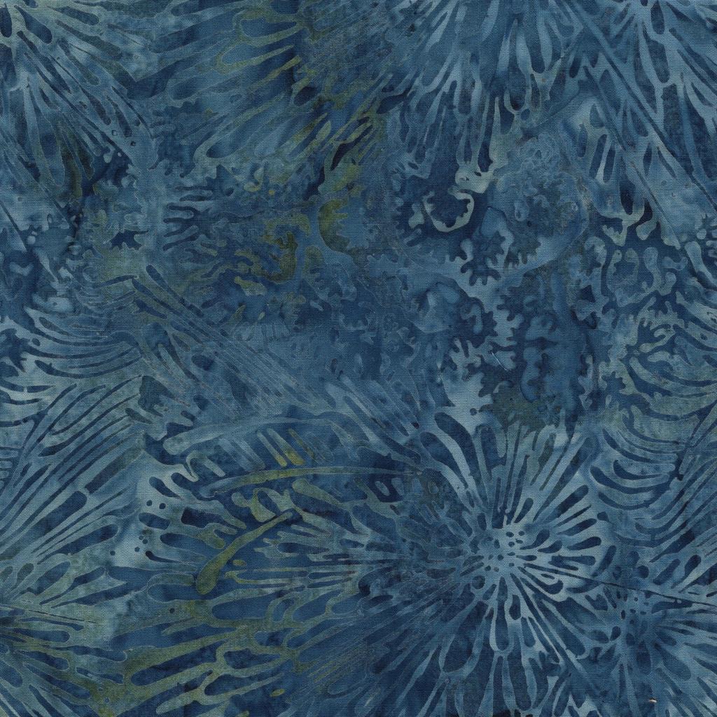 Coastal Current Strip Pack, Island Batik, Precut 2.5" Tan Blue Brown Sailboats Shells Fish Coastal Batik Fabric Strip Roll