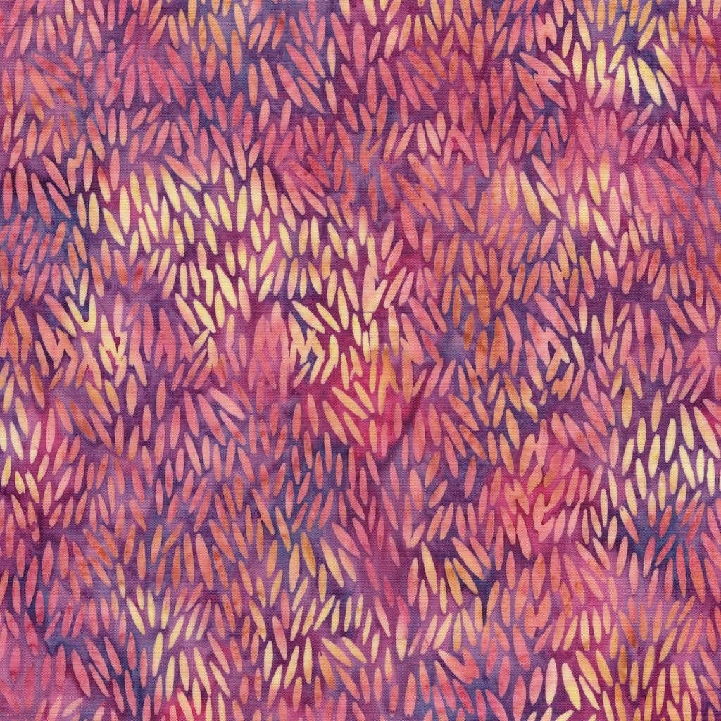 Lily Pad Lane 5" Stamp, Island Batik, 5" Precut Blue Pink Purple Beige Floral Batik Fabric Charm Pack Quilt Squares