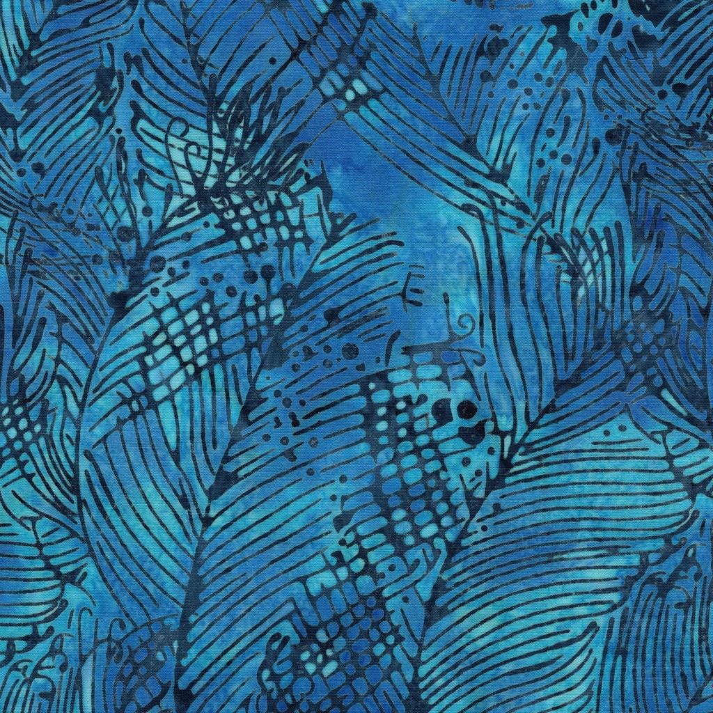 Serene Sea 10" Stack, Island Batik, Precut 10" Turquoise Blue Teal Purple Coastal Beach Shells Batik Layer Cake Fabric Squares