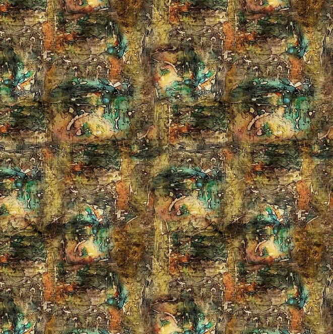 Abandoned 2 10 Fat Quarter Bundle, Free Spirit FB4FQTH-ABANDONED2, Modern Urban Edgy Fat Quarters, Tim Holtz Eclectic Elements