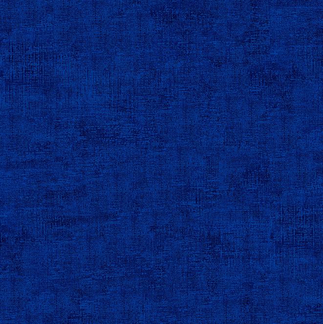 Stof Melange - Cobalt Royal Blue Blender Fabric, Blank Quilting BQ4509-615, Dark Blue Tonal Texture Blender Fabric, By the Yard