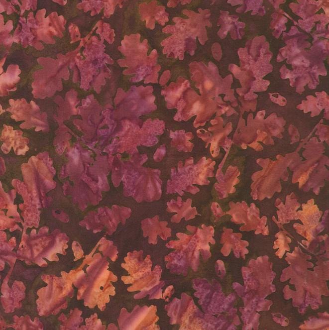 Artisan Batiks Aspen 5" Charm Squares, Robert Kaufman CHS-1386-42, 5" Precut Autumn Fall Leaves Batik Fabric Squares