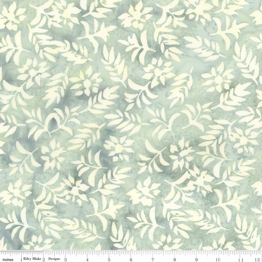 Expressions Batiks Holiday Charm 5" Stacker, Riley Blake 5-23664B-42 Midwinter Teal, Precut 5" Christmas Winter Batik Quilt Fabric Squares