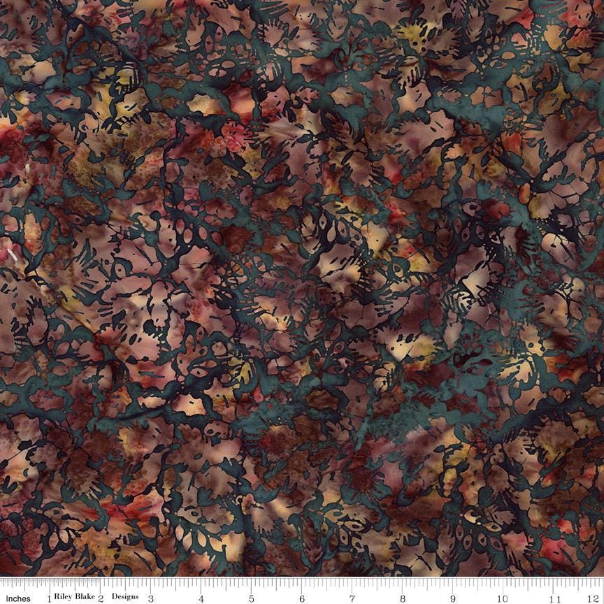Expressions Batiks Holiday Charm 5" Stacker, Riley Blake 5-23664C-42 Smoky Grove, Precut 5" Christmas Winter Batik Quilt Fabric Squares