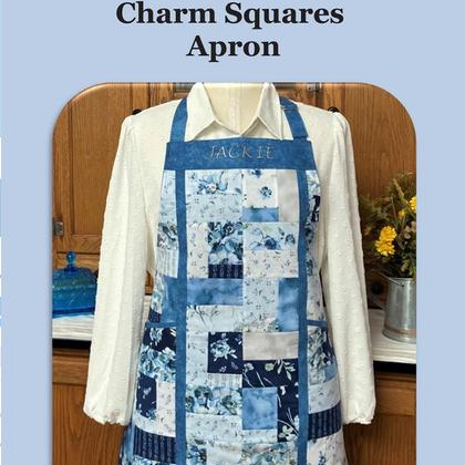 Charm Squares Apron Pattern, Joyce Minnis JMD-203