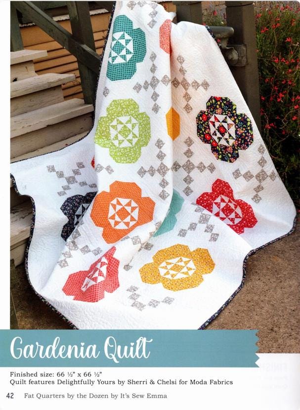 Fat Quarters by the Dozen Quilt Pattern Book, It's Sew Emma ISE963, 12 Quilt Projects