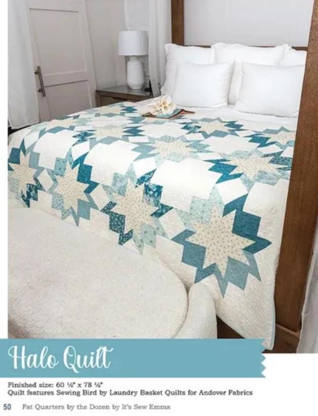 Fat Quarters by the Dozen Quilt Pattern Book, It's Sew Emma ISE963, 12 Quilt Projects
