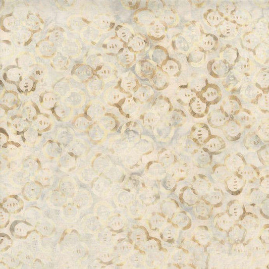 108" XTONGA - Beige Gray Brown Quatrefoil Batik Wide Quilt Back Fabric, Timeless Treasures Xtonga B3320-Sand, Neutral Wide Back, By the Yard