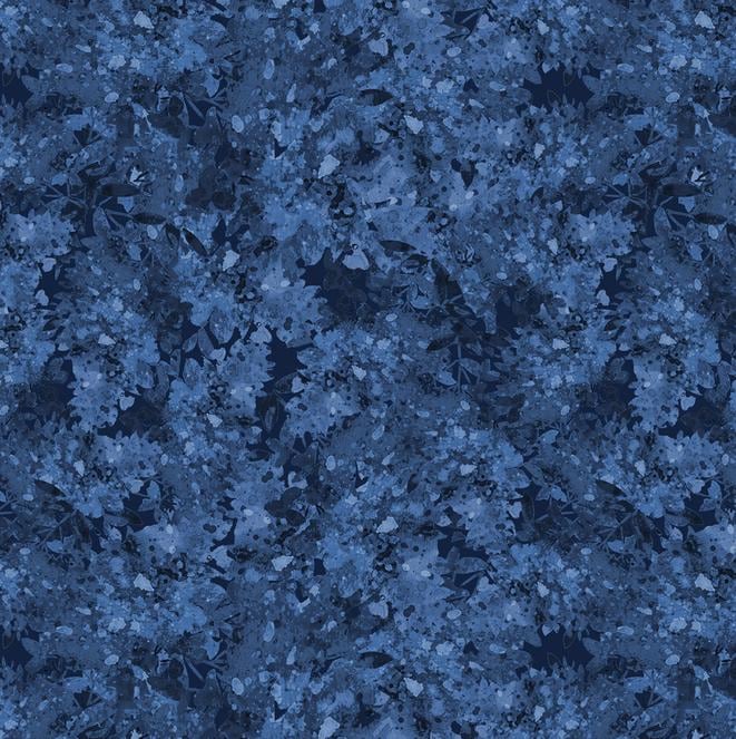 Mirage - Navy Blue Tonal Texture Blender Fabric, Wilmington Prints 40766-444, Dark Blue Blender Fabric, Cotton Quilting Fabric, By the Yard
