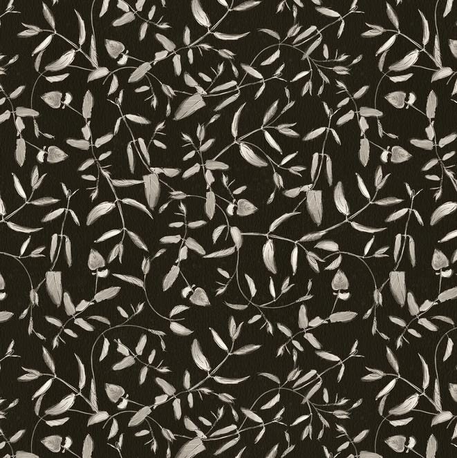 Botanical Sketchbook 2.5" Strip Pack, White Owl Fabrics BOTANICALSKETCHBK-25, 2.5" Precut Cream Taupe Floral Fabric Strips, Chad Barrett