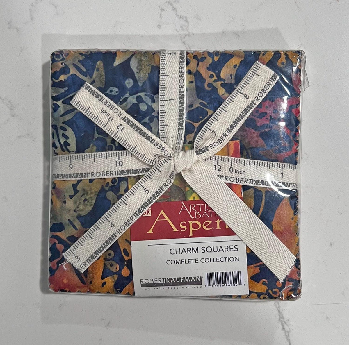 Artisan Batiks Aspen 5" Charm Squares, Robert Kaufman CHS-1386-42, 5" Precut Autumn Fall Leaves Batik Fabric Squares