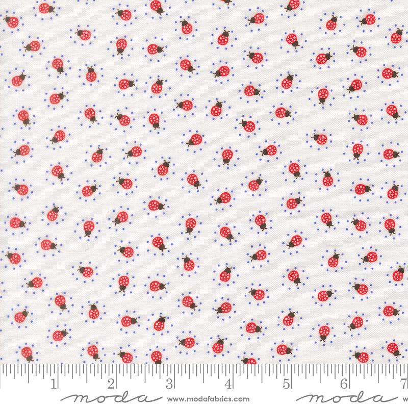 On the Porch 5" Charm Pack, Moda 22510PP, 5" Precut Patriotic Floral Fabric Squares, Me and My Sister