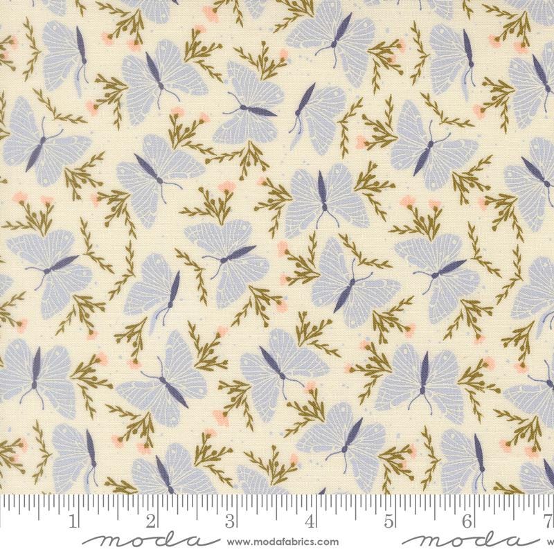Wildbriar 5" Charm Pack, Moda 43220PP, 5" Precut Pink Blue Golden Brown Floral Charm Pack Fabric Squares, Sweetfire Road