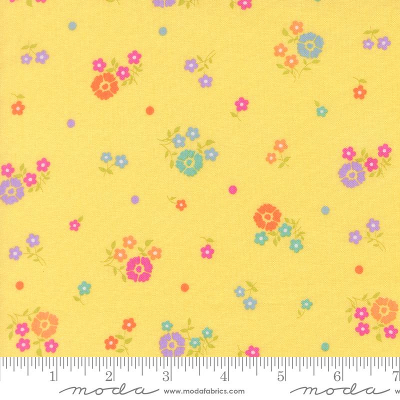 Joysome 2.5" Jelly Roll, Moda 29250JR, 2.5" Precut Multicolored Floral Fabric Strips, Corey Yoder, Coriander