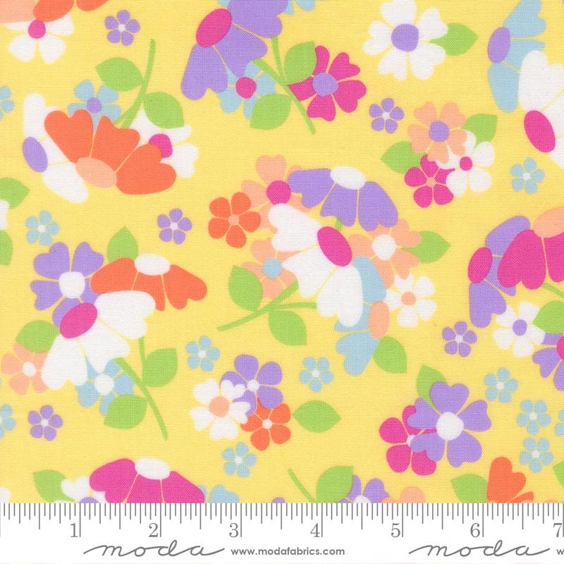 Joysome 5" Charm Pack, Moda 29250PP, 5" Precut Multicolored Floral Charm Pack Fabric Squares, Cory Yoder, Coriander