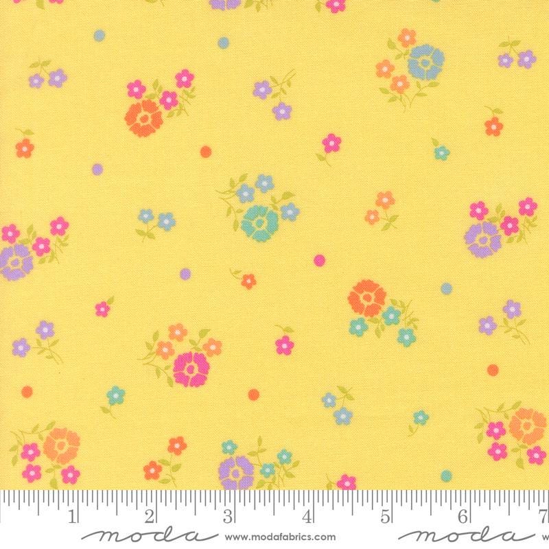 Joysome 5" Charm Pack, Moda 29250PP, 5" Precut Multicolored Floral Charm Pack Fabric Squares, Cory Yoder, Coriander