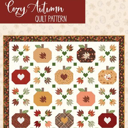 Cozy Autumn Quilt Pattern, Flamingo Toes FT58863