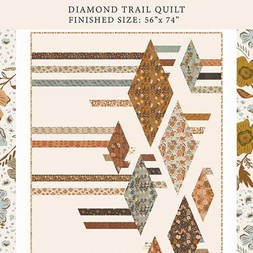 Diamond Trail Quilt Pattern, Fancy That Design FTD254