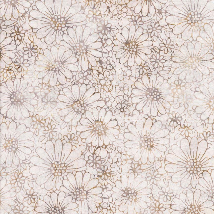 Tonga Truffle Batik 5" Squares, Timeless Treasures Treat-Mini42 Truffle 5" Precut Cream Gray Neutral Batik Charm Pack Fabric Squares