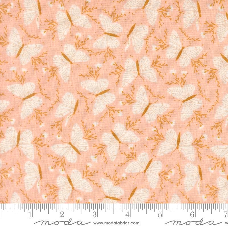 Wildbriar 5" Charm Pack, Moda 43220PP, 5" Precut Pink Blue Golden Brown Floral Charm Pack Fabric Squares, Sweetfire Road