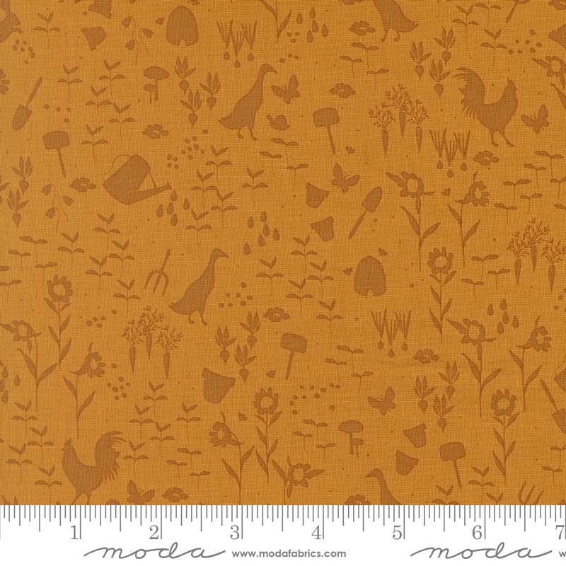 Wildbriar 10" Layer Cake, Moda 43220LC, 10" Precut Pink Blue Golden Brown Floral Fabric Squares, Sweetfire Road