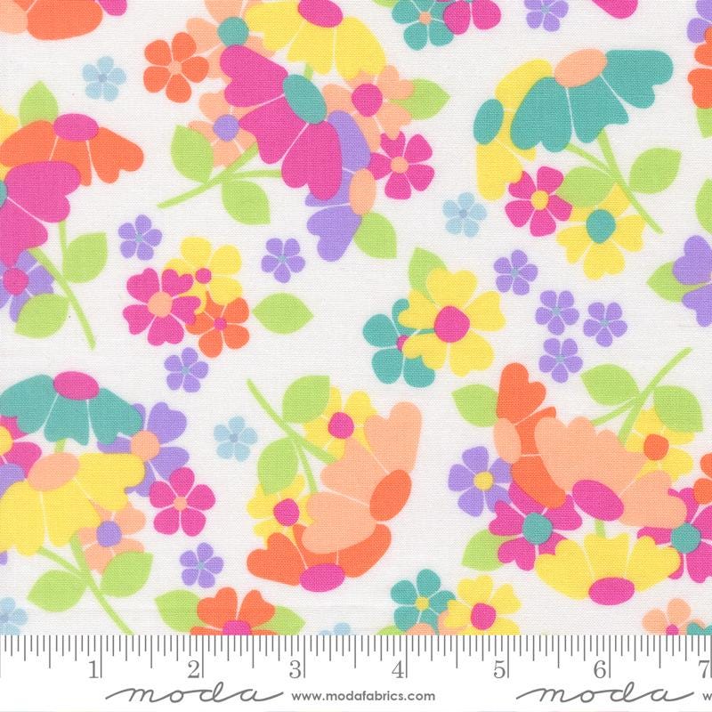 Joysome 2.5" Jelly Roll, Moda 29250JR, 2.5" Precut Multicolored Floral Fabric Strips, Corey Yoder, Coriander