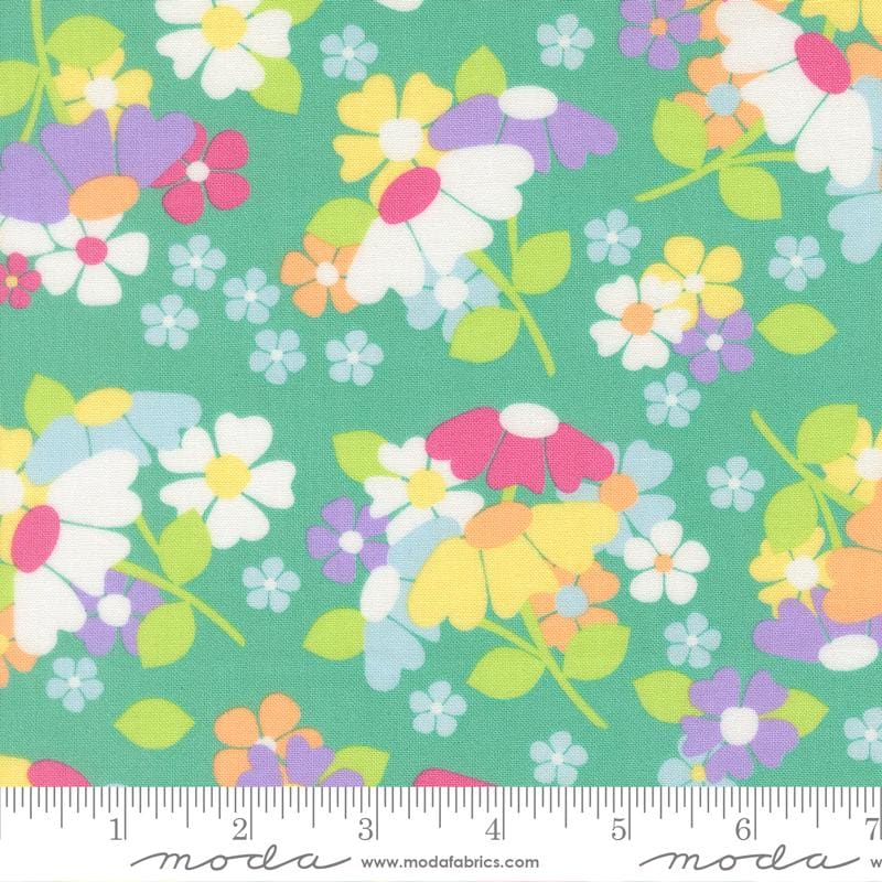 Joysome 5" Charm Pack, Moda 29250PP, 5" Precut Multicolored Floral Charm Pack Fabric Squares, Cory Yoder, Coriander